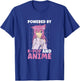 Powered By Anime And K-Pop Kdrama Kpop Teen Girl T-Shirt - T-Shirt | Royal