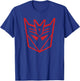 Transformers Decepticons Iconic Red Classic Logo T-Shirt - T-Shirt | Royal
