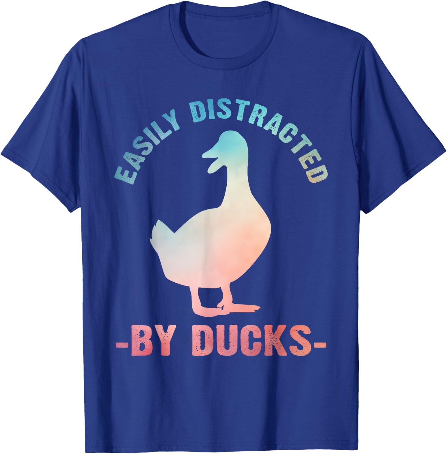 Cute Duck Design Women Aquatic Bird Duck Lovers T-Shirt - T-Shirt | Royal