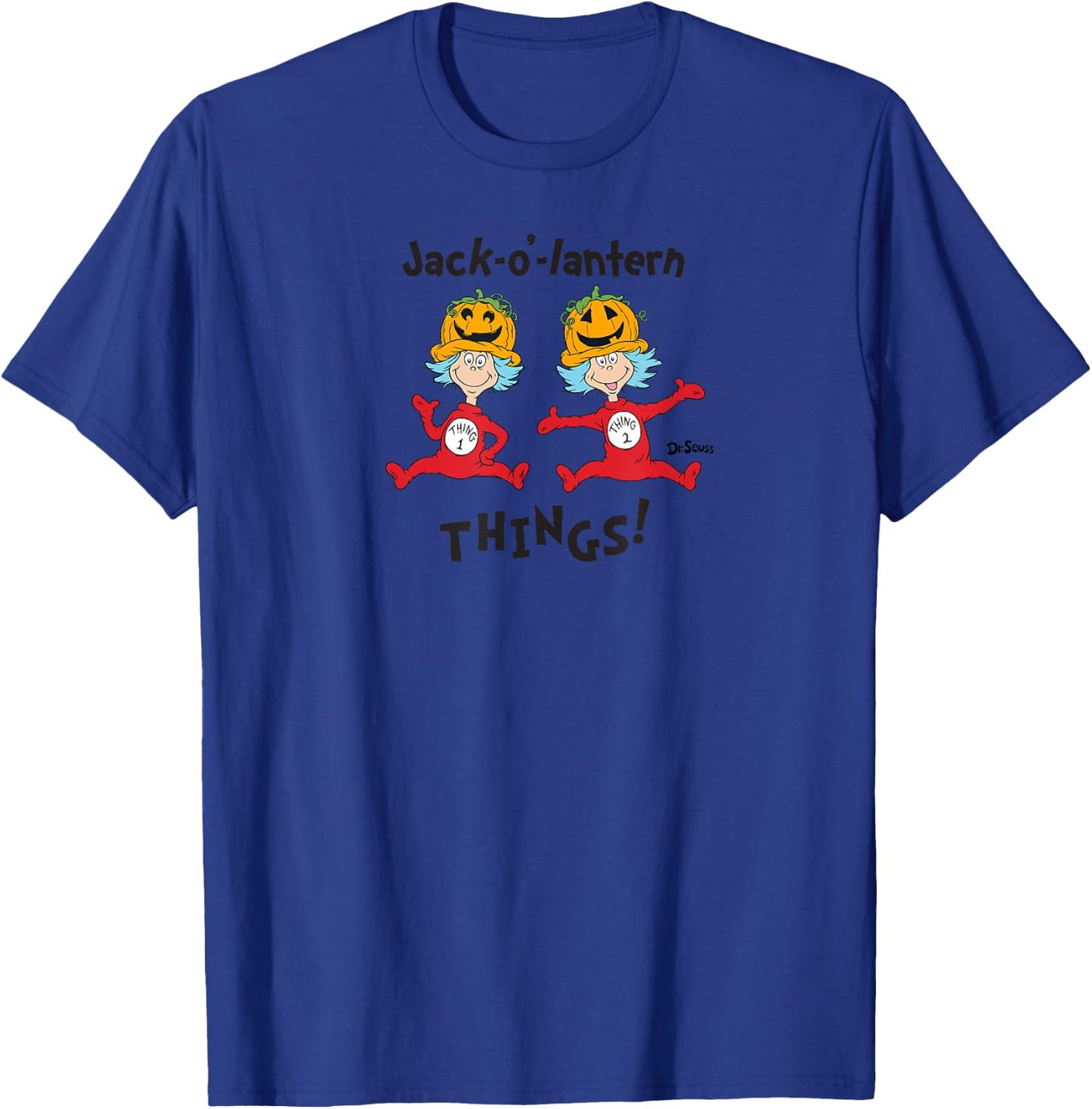 Dr. Seuss Halloween Jack-o'-Lantern Things T-Shirt - T-Shirt | Royal