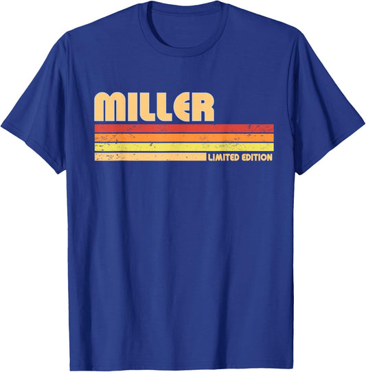MILLER Funny Personalized Title Profession Birthday Idea T-Shirt - T-Shirt | Royal
