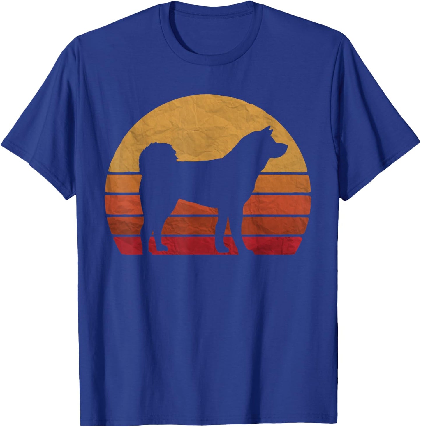 Funny Akita Art Men Women Dog Walker Veterinarian Dog Sitter T-Shirt - T-Shirt | Royal