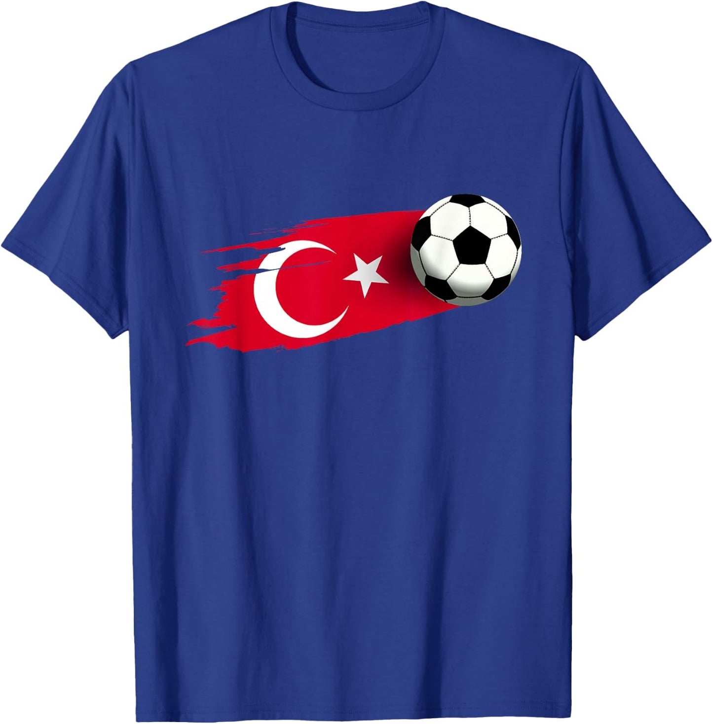 Turkey Flag Jersey Turkish Soccer Team Turkish T-Shirt - T-Shirt | Royal