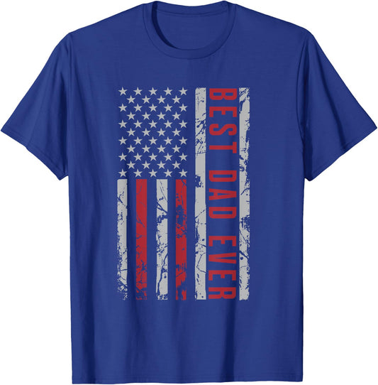 Best Dad Ever Fathers day T-Shirt - T-Shirt | Royal