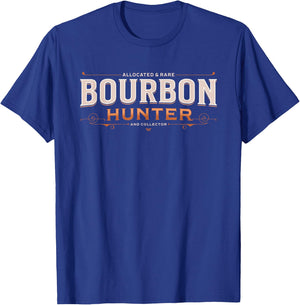 Top Bourbon Whiskey & Beer Drinking Gifts Bourbon Hunter Collector for Whiskey Lover Fan -Adults Black Short Sleeve Classic Fit T-Shirt - T-Shirt | Royal