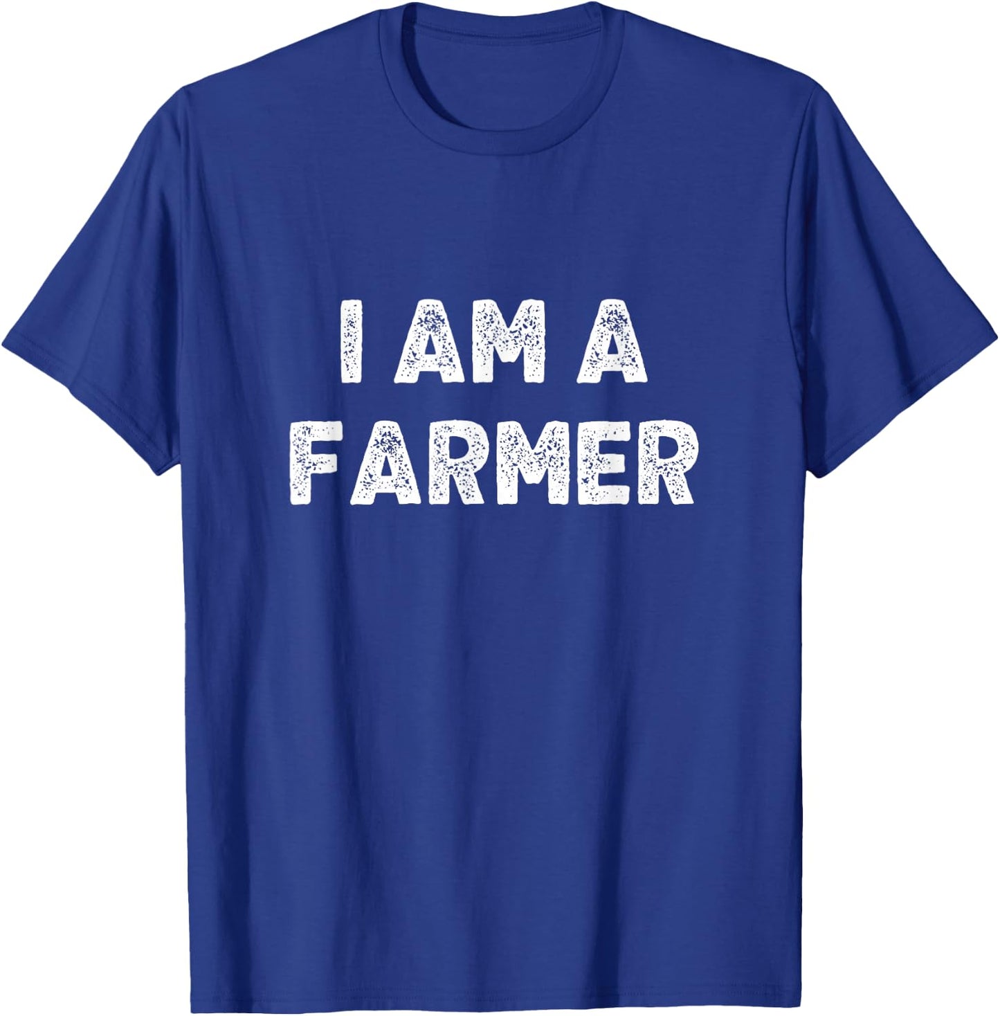 I Am A Farmer Halloween I'm Simple Costume Easy T-Shirt - T-Shirt | Royal