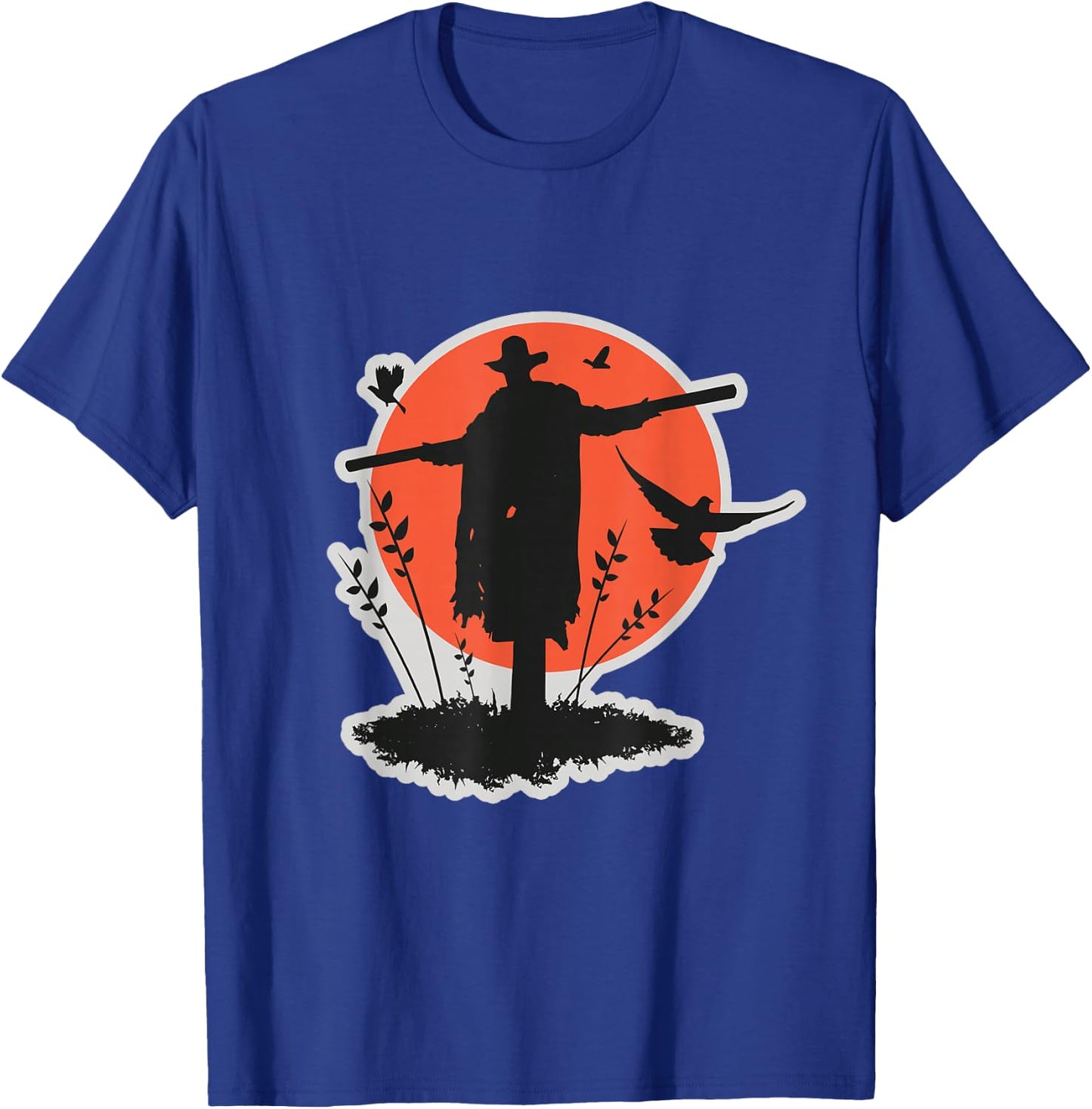 Jeepers Creepers Scarecrow Moon T-Shirt - T-Shirt | Royal