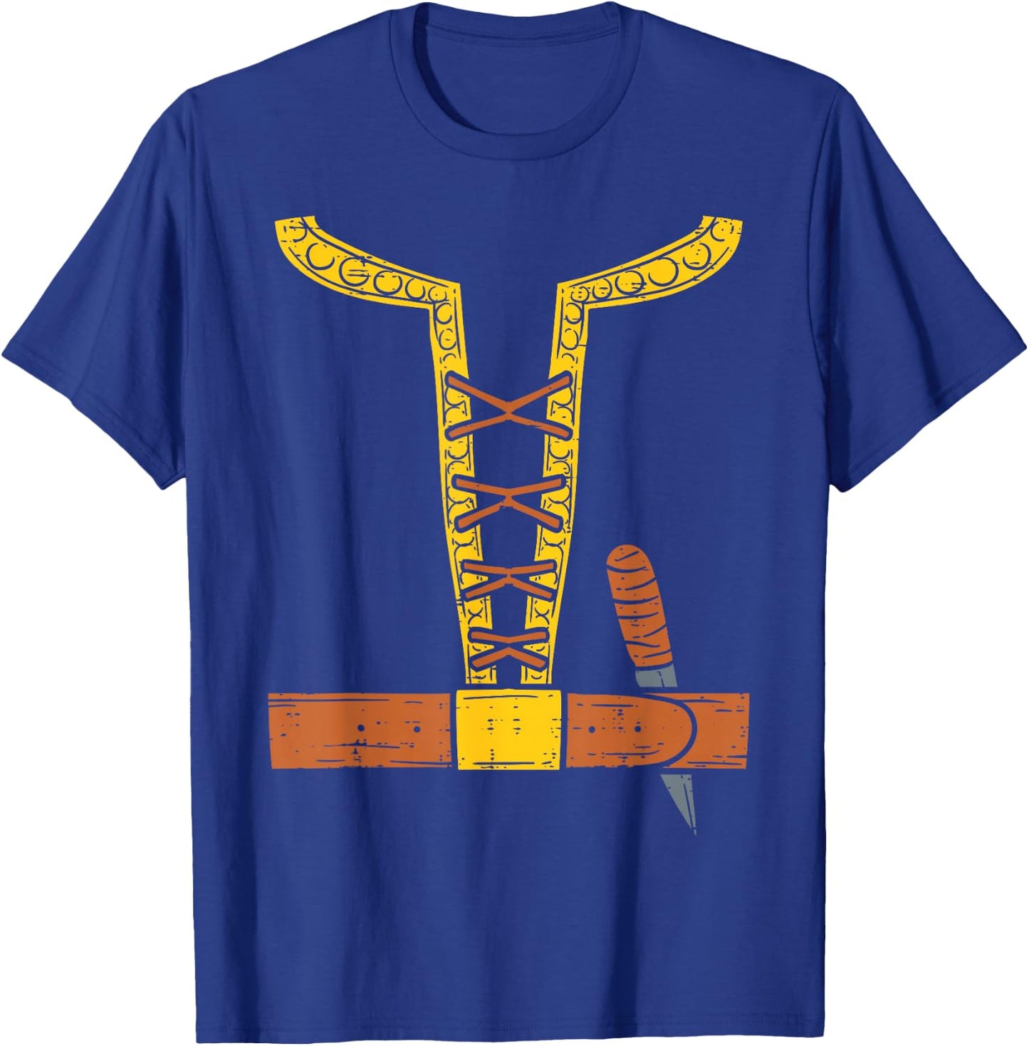 Viking Costume Easy Lazy Dane North Halloween Boys Men T-Shirt - T-Shirt | Royal