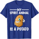 Funny Potato Design Women Kids Potatoes Lover T-Shirt - T-Shirt | Royal