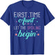 First Time Aunt Let the Spoiling Begin New 1st Time Gifts T-Shirt - T-Shirt | Royal