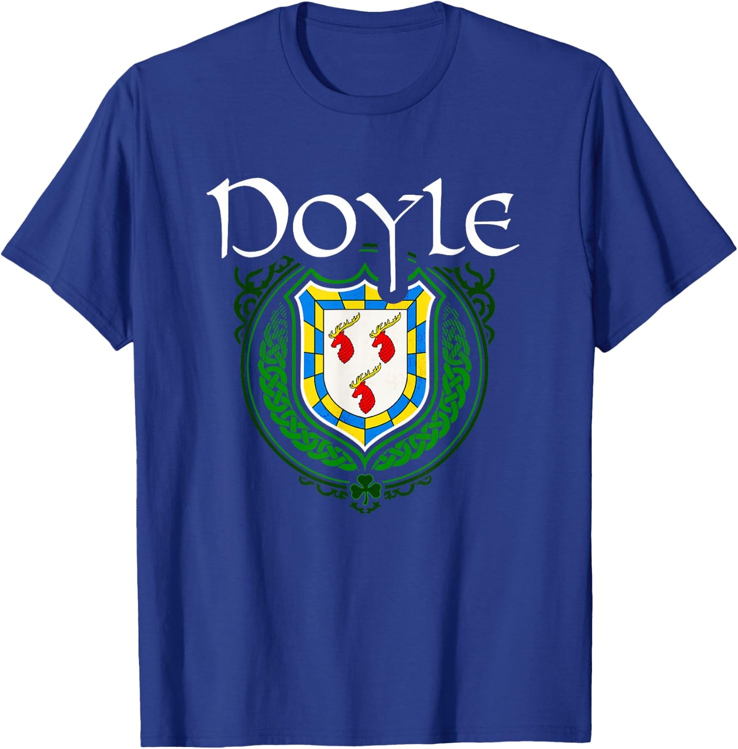 Doyle Surname Irish Clan Tartan Badge Ireland T-Shirt - T-Shirt | Royal
