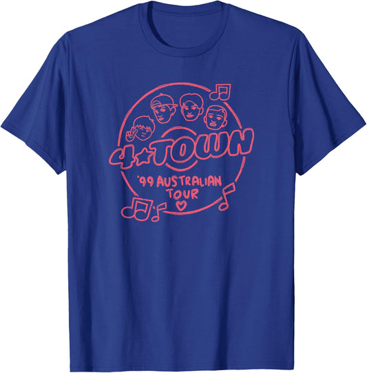 Disney Pixar Turning Red 4 Town Tour Record T-Shirt - T-Shirt | Royal