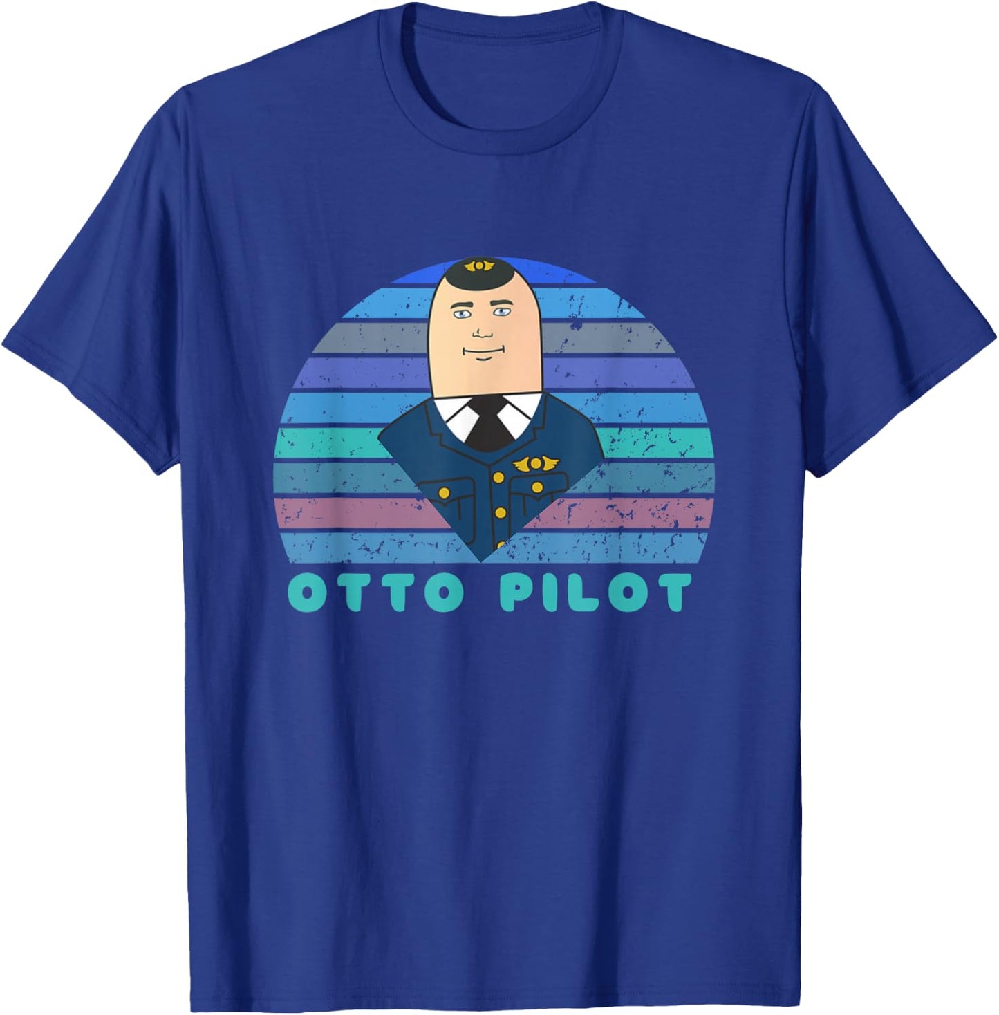 Airplane! Movie Shirt, Classic Cinema, Otto Pilot, Movies T-Shirt - T-Shirt | Royal
