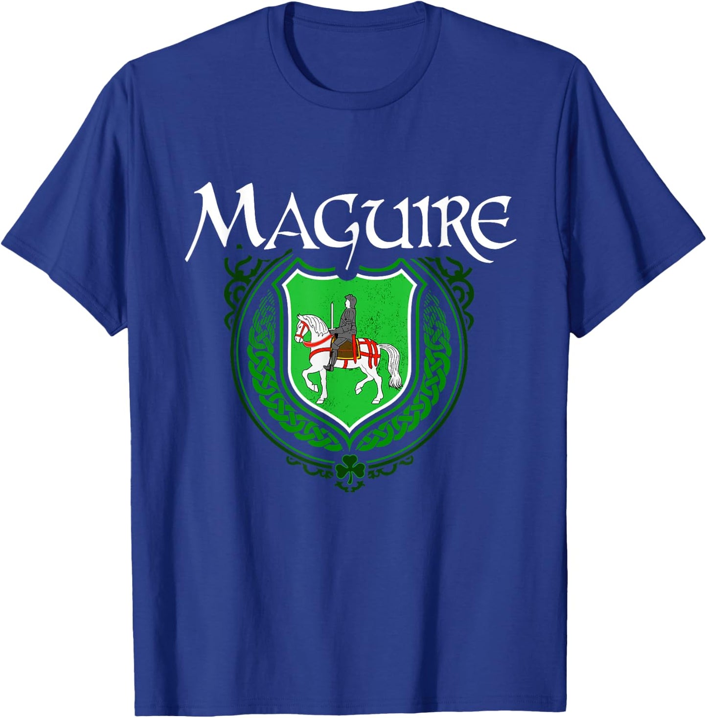 Maguire Surname Irish Clan Tartan Badge Ireland T-Shirt - T-Shirt | Royal