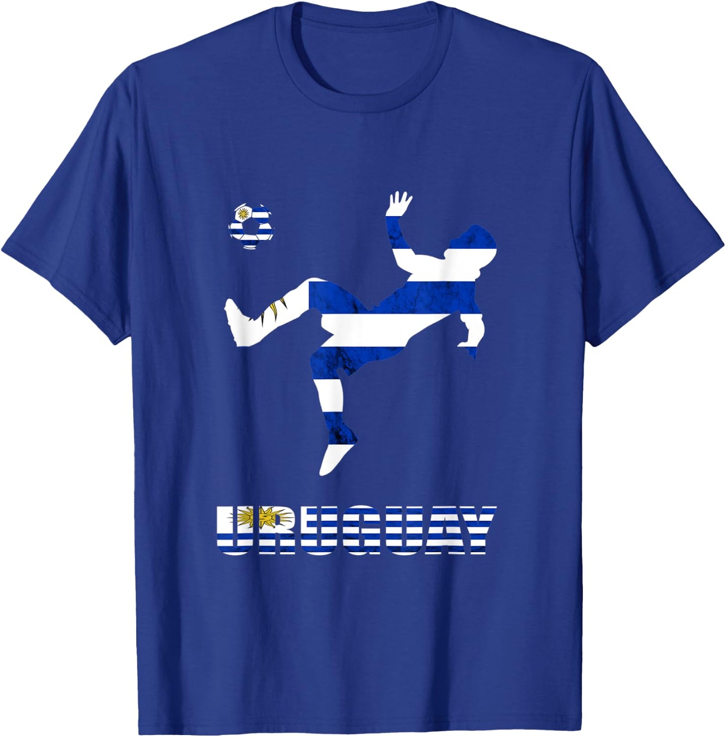 Uruguayan Pride Uruguay Flag Uruguay Soccer Player Uruguay T-Shirt - T-Shirt | Royal