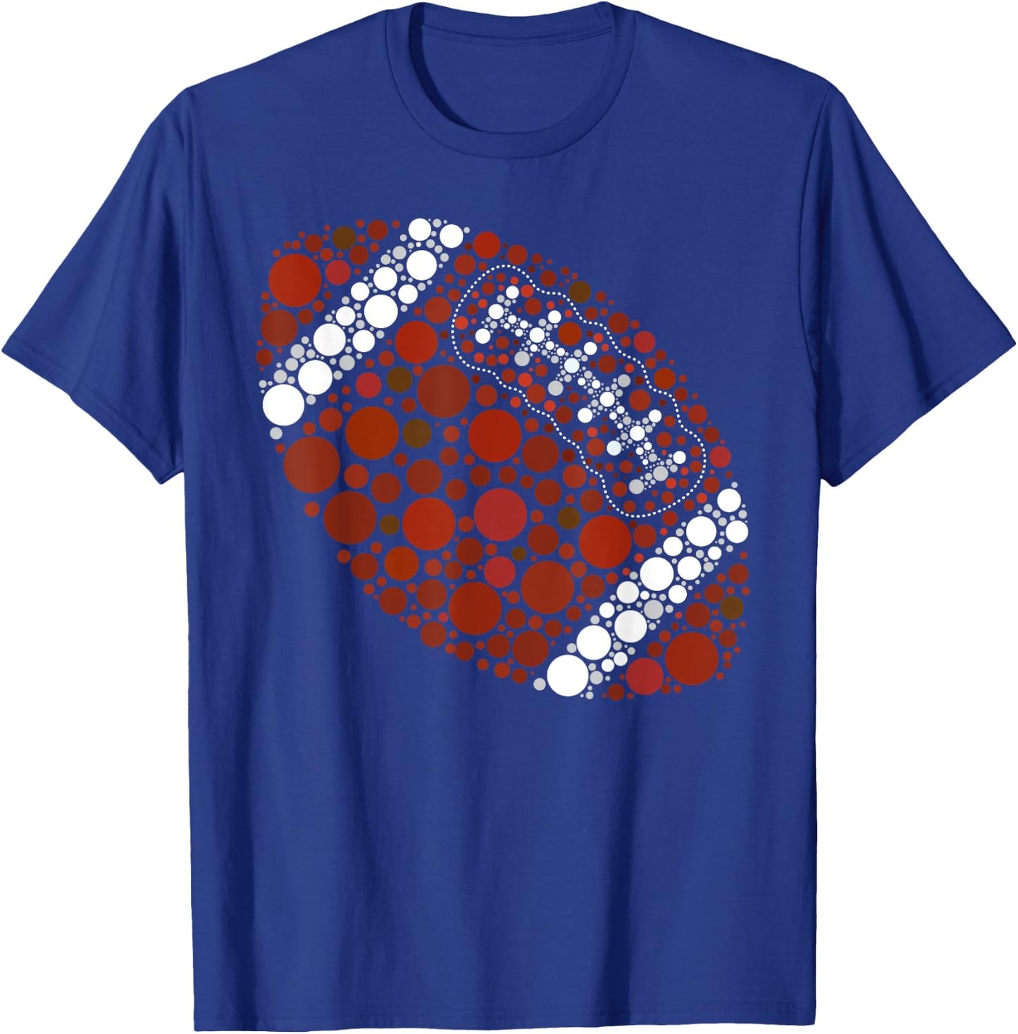 International Dot Day Football sports boys girls teacher T-Shirt - T-Shirt | Royal