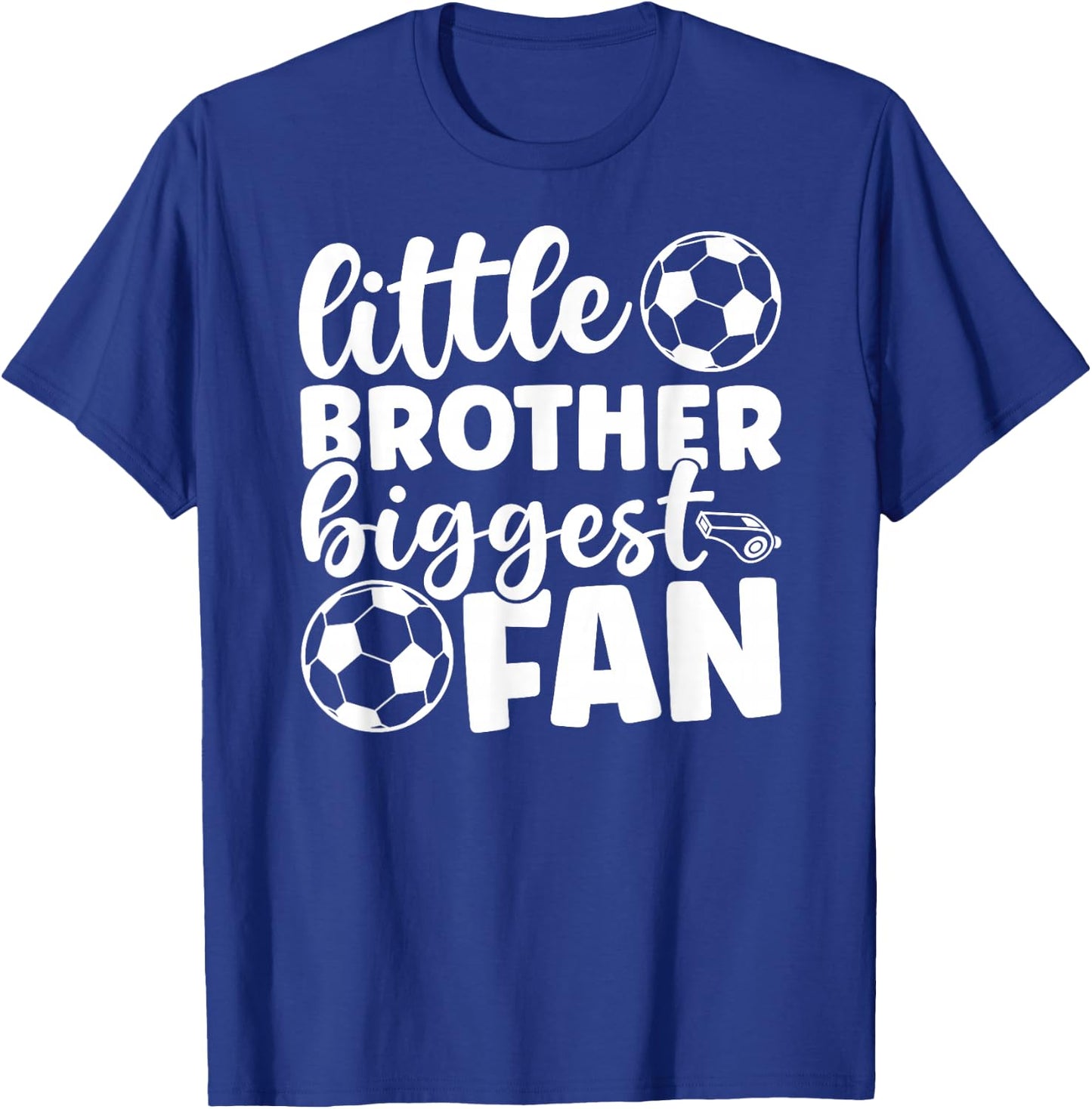 Little Brother Soccer Brother Of A Soccer Player Soccer Bro T-Shirt - T-Shirt | Royal