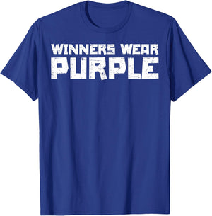 Team Sports Winners Wear Purple T-Shirt - T-Shirt | Royal