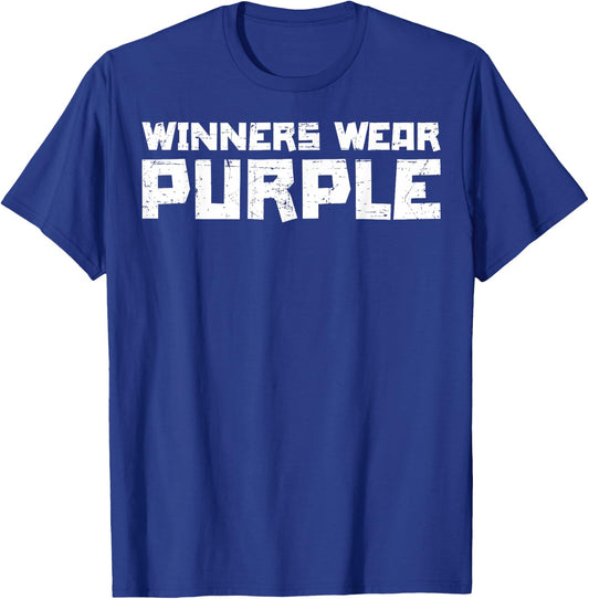 Team Sports Winners Wear Purple T-Shirt - T-Shirt | Royal