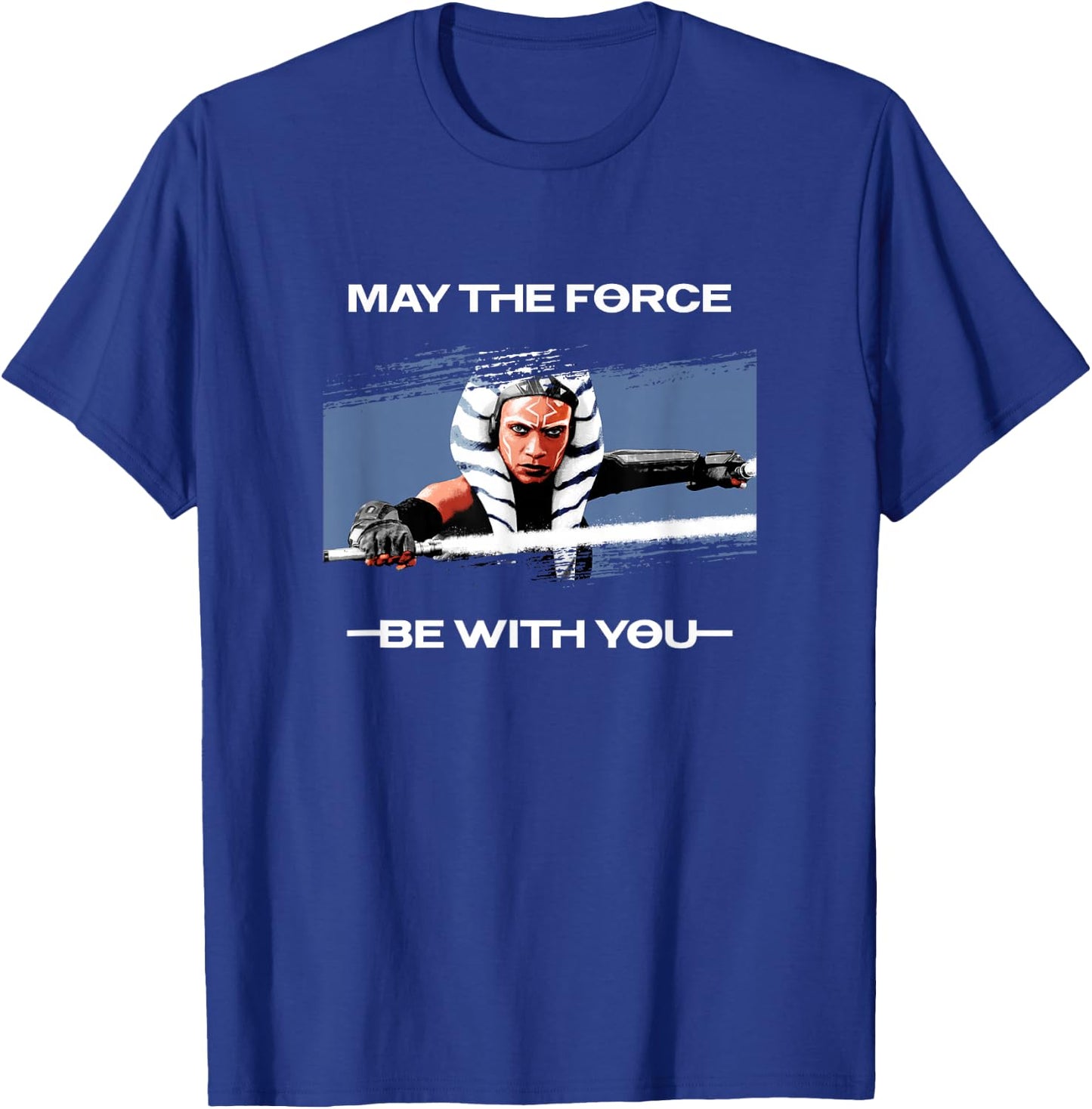 Star Wars: Ahsoka Tano May The Force Be With You Panel T-Shirt - T-Shirt | Royal