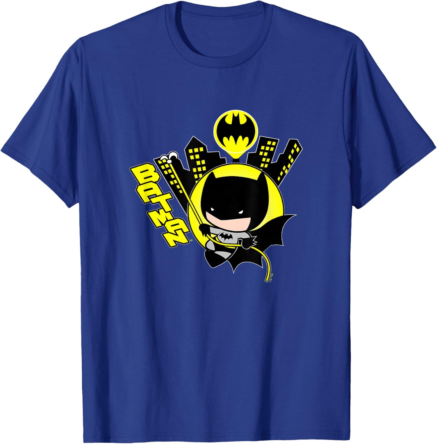 DC Comics Batman Vintage Cute Chibi Gotham Hero T-Shirt - T-Shirt | Royal