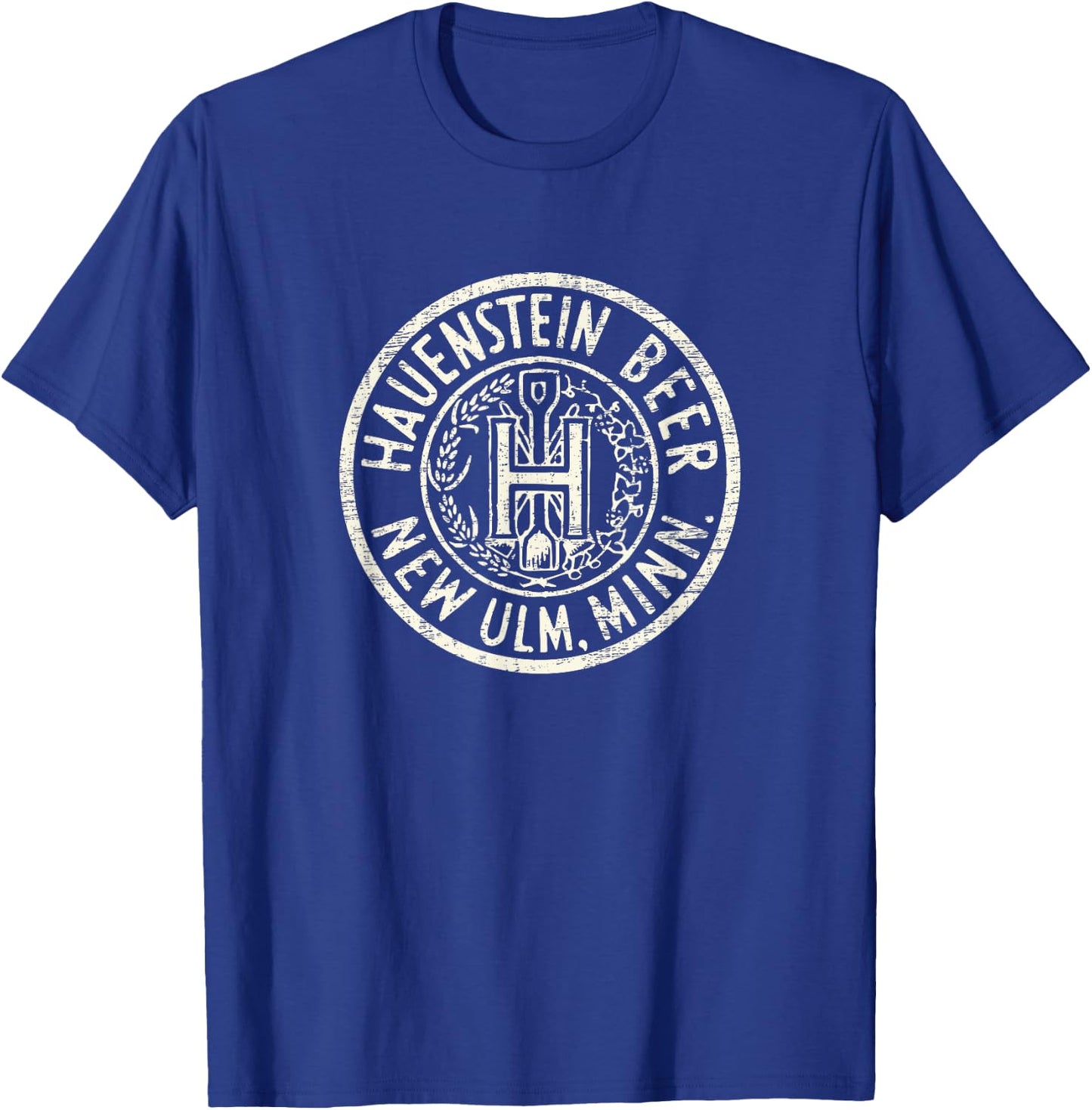 Vintage New Ulm Minnesota Hauenstein Beer T-Shirt - T-Shirt | Royal