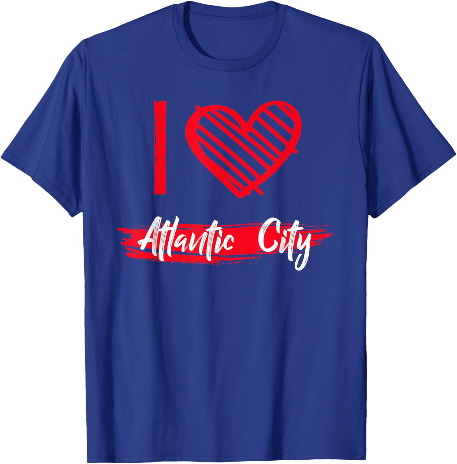 I Love ATLANTIC CITY I Heart ATLANTIC CITY T-Shirt - T-Shirt | Royal