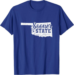 Oklahoma Sooner State USA America T-Shirt - T-Shirt | Royal