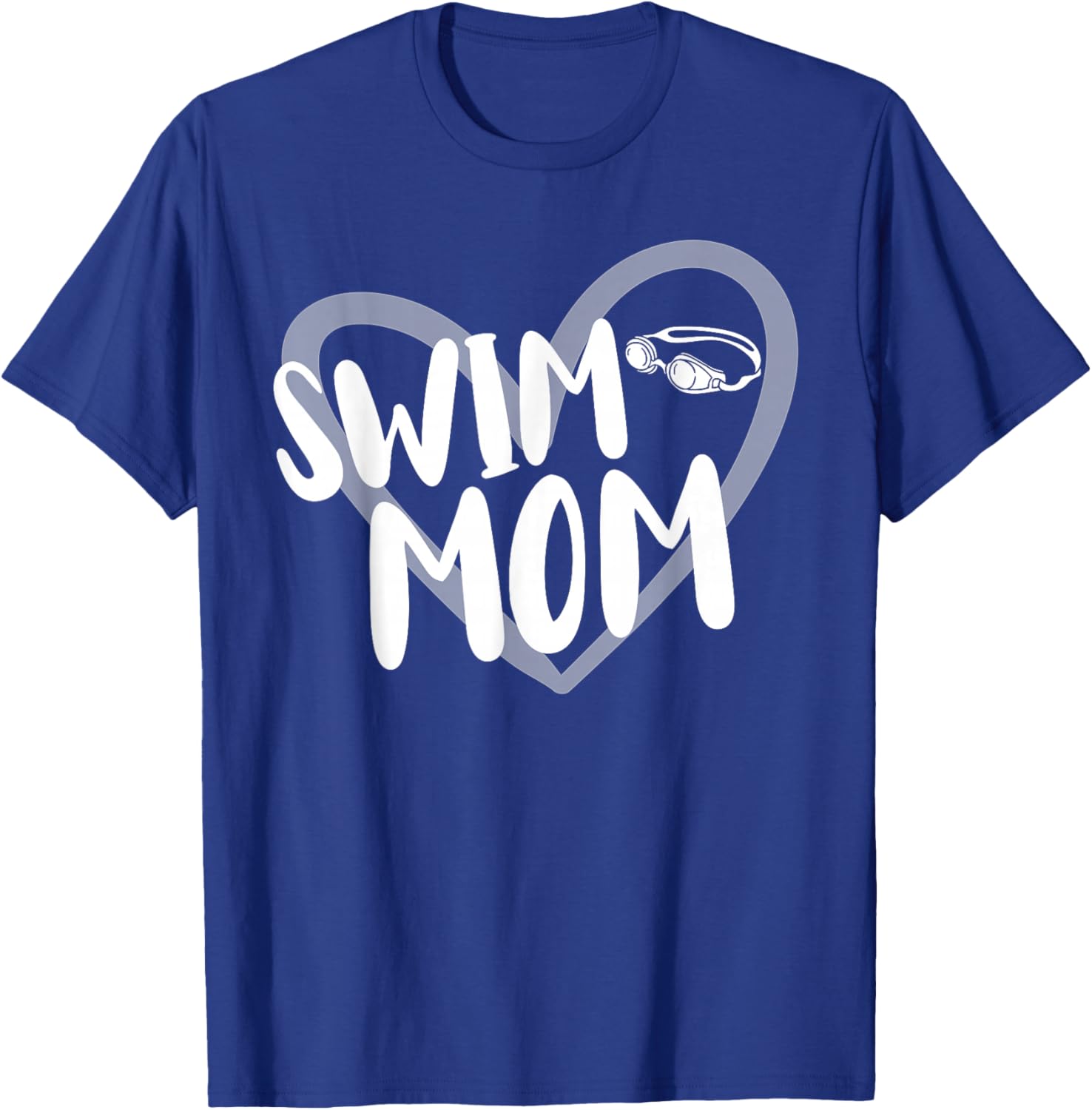 Swim Mom Float Heart T-Shirt - T-Shirt | Royal