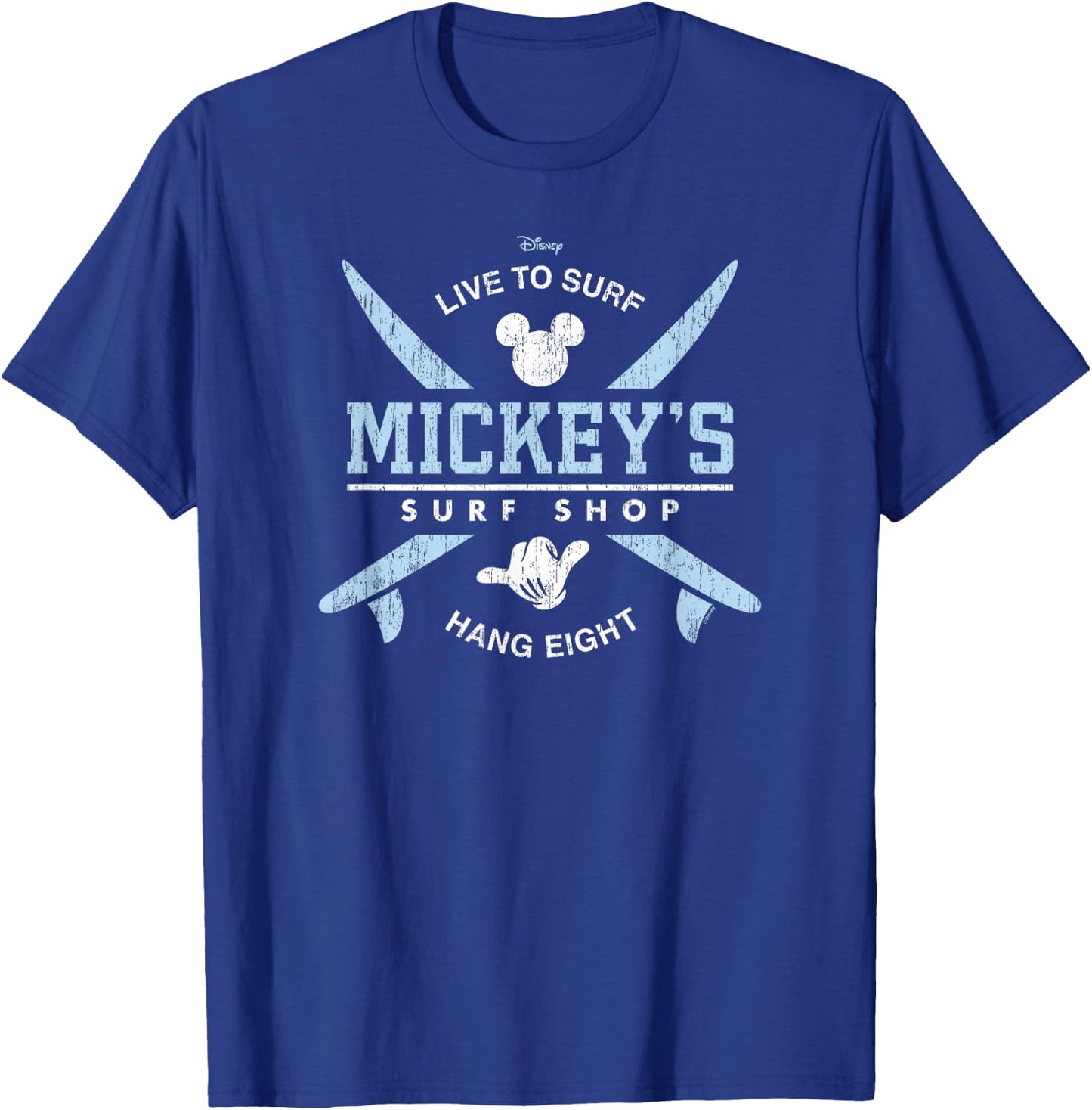 Disney - Mickey's Surf Shop T-Shirt - T-Shirt | Royal