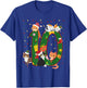 10 Years Old Kids Xmas Cute Cats 10th Birthday Christmas T-Shirt - T-Shirt | Royal