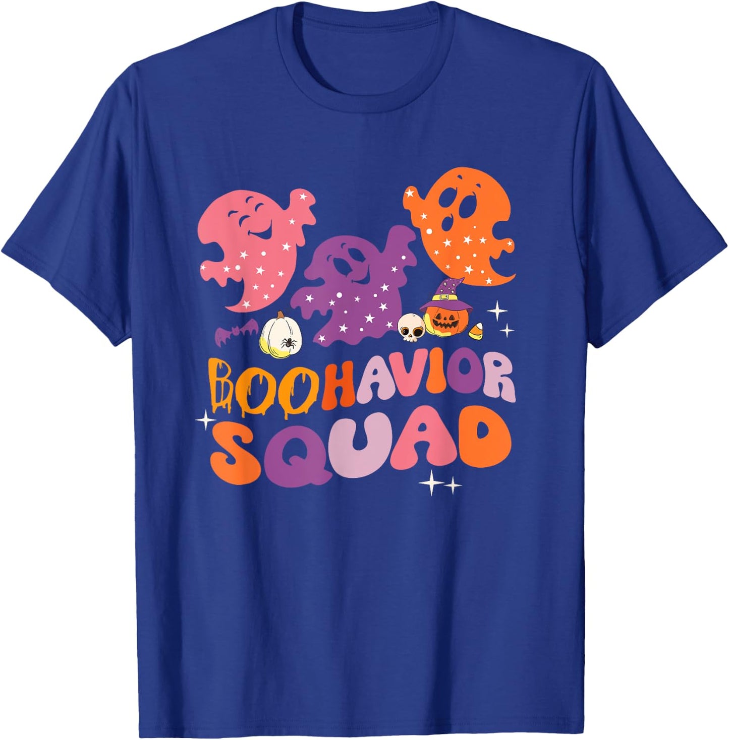 Boohavior Squad Behavior Squad ABA Therapist Halloween T-Shirt - T-Shirt | Royal