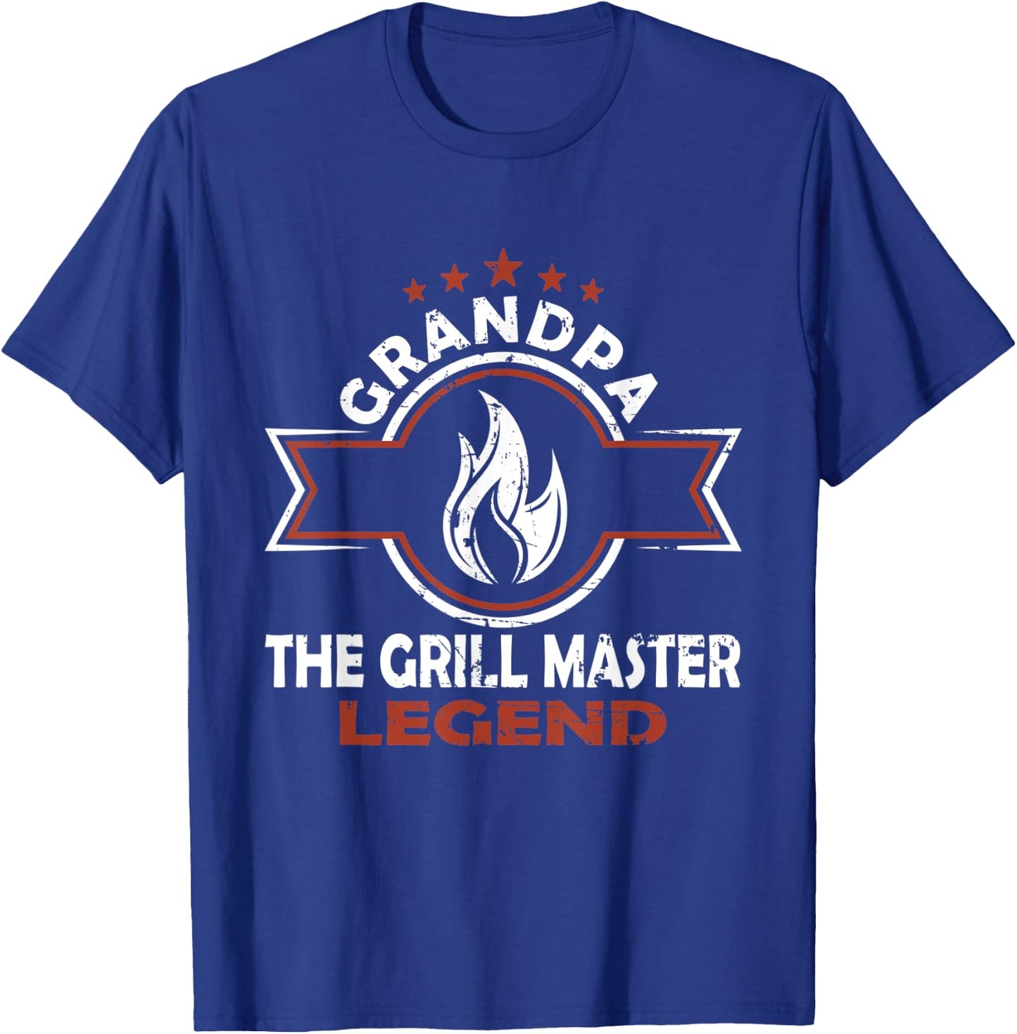 Grandpa the Grillmaster Legend T-Shirt - T-Shirt | Royal