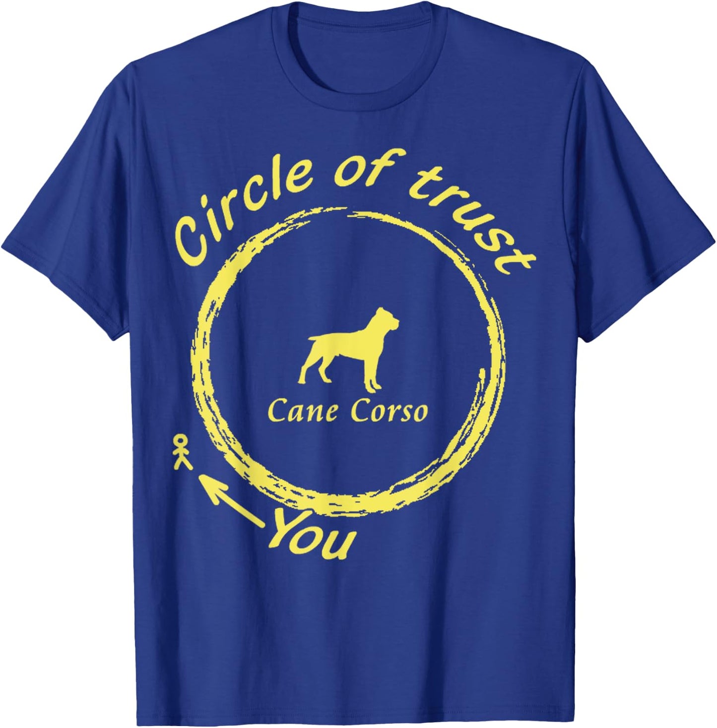 Cane Corso | Cane Corso Circle of Trust T-Shirt - T-Shirt | Royal