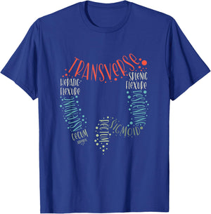 GI Endoscopy Nurse Endo Tech Colonoscopy Colon Anatomy T-Shirt - T-Shirt | Royal