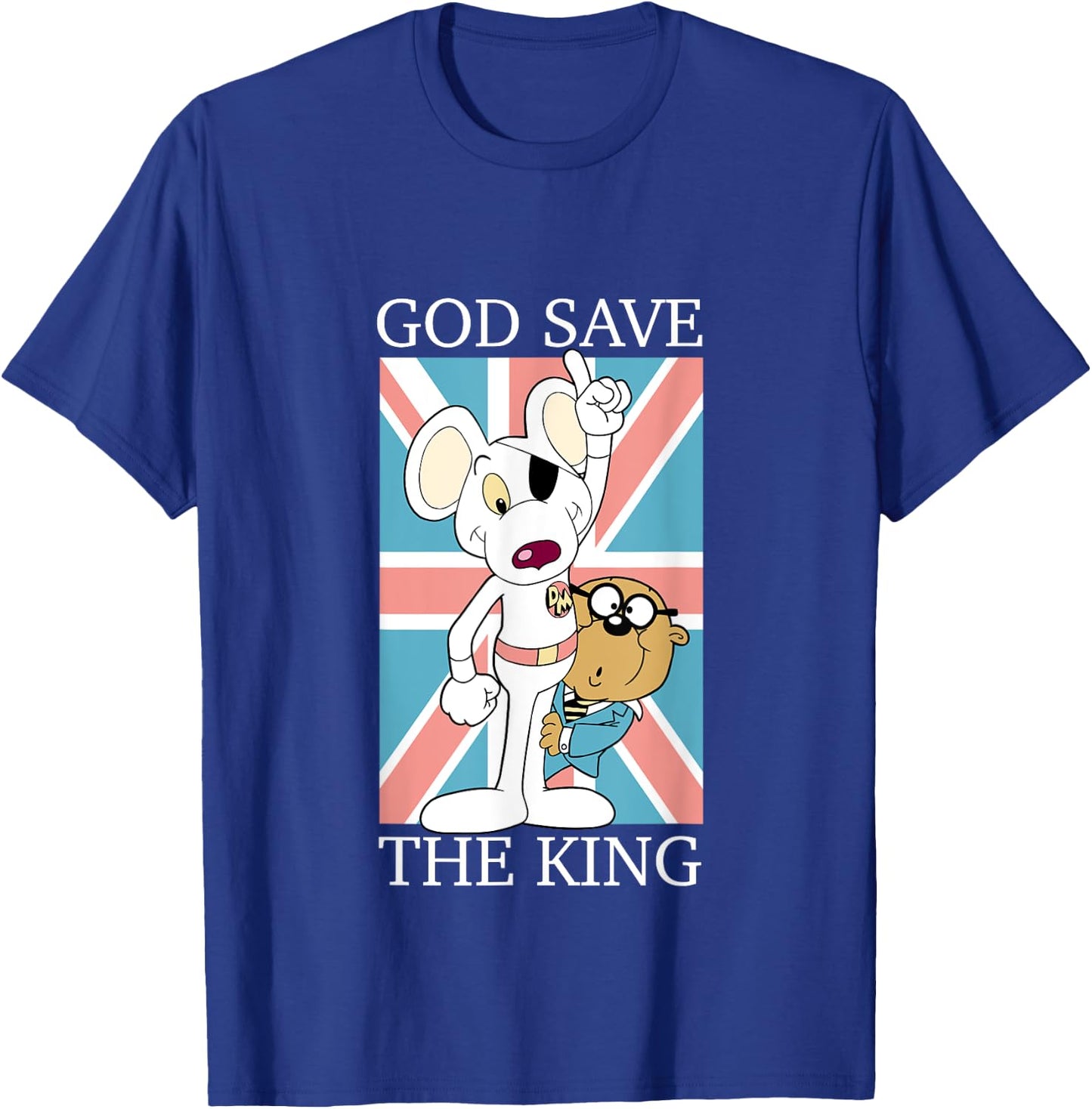 Danger Mouse God Save The King Union Jack T-Shirt - T-Shirt | Royal
