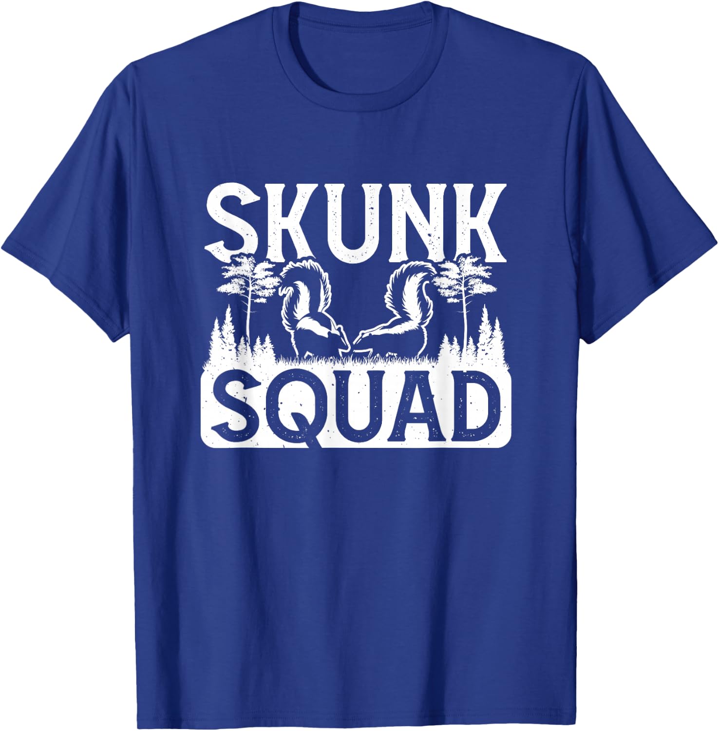 Skunk Squad Funny Skunk Animal Lovers T-Shirt - T-Shirt | Royal