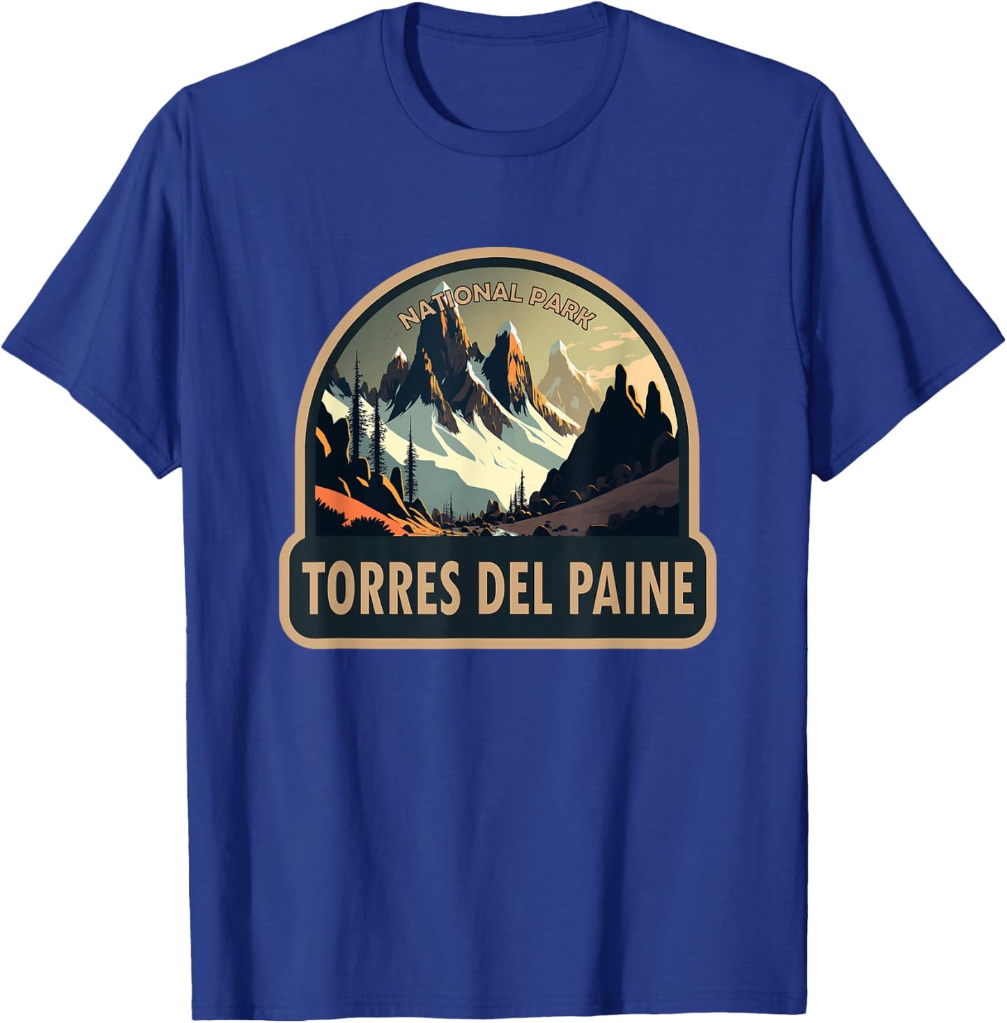 Torres del Paine National Park Chile Vintage T-Shirt - T-Shirt | Royal