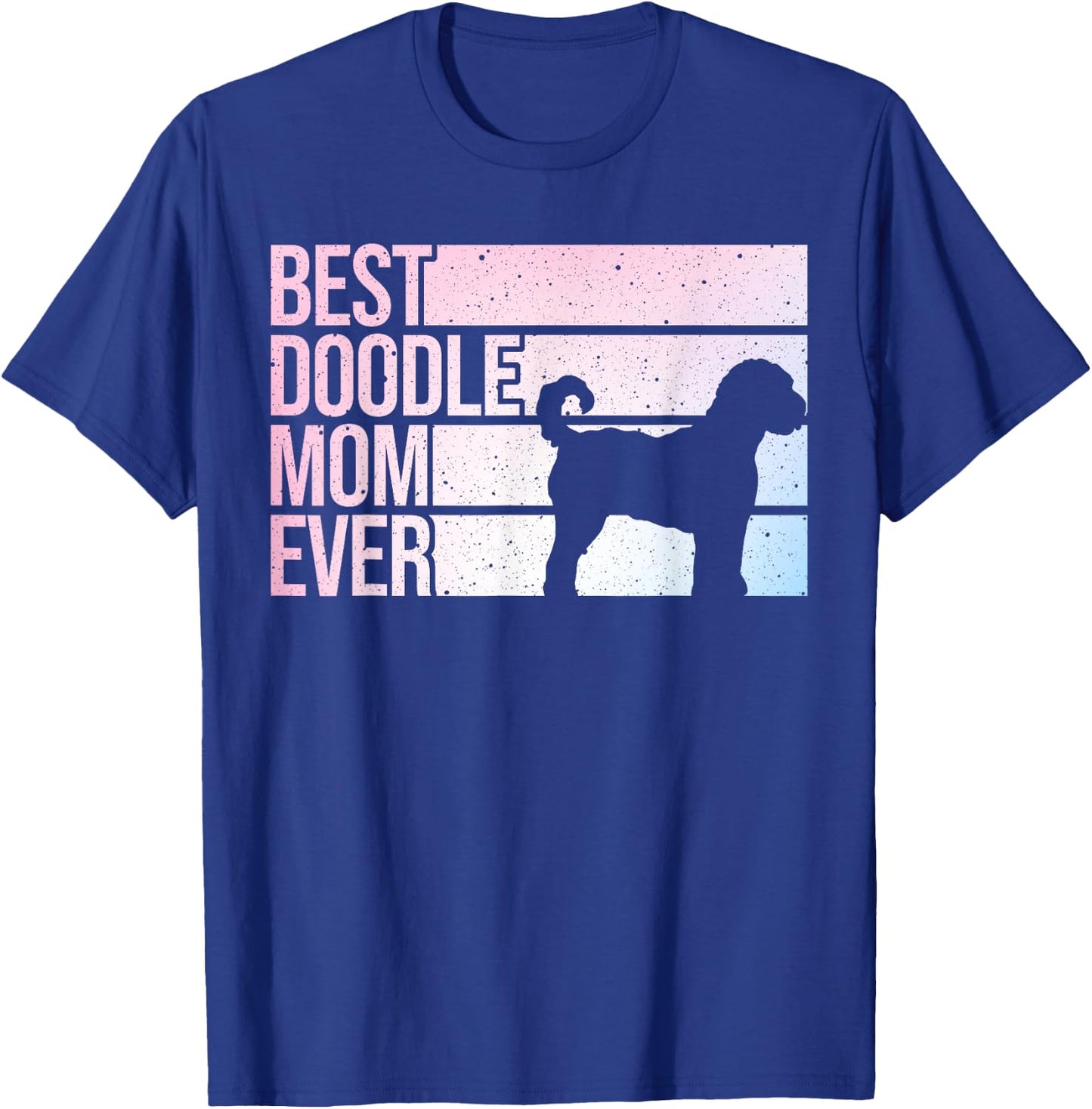 Cool Doodle Mom Art Women Girl Aussiedoodle Goldendoodle Dog T-Shirt - T-Shirt | Royal