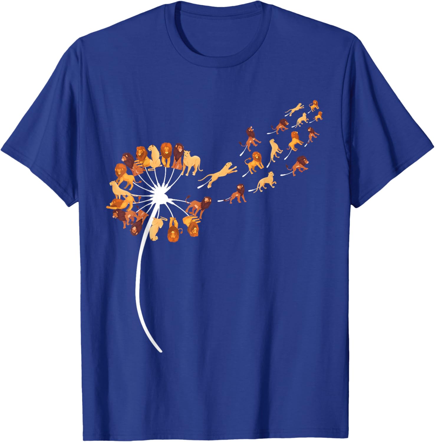 Dandelion Lions Stuff for Lion Lover | Lion T-Shirt - T-Shirt | Royal