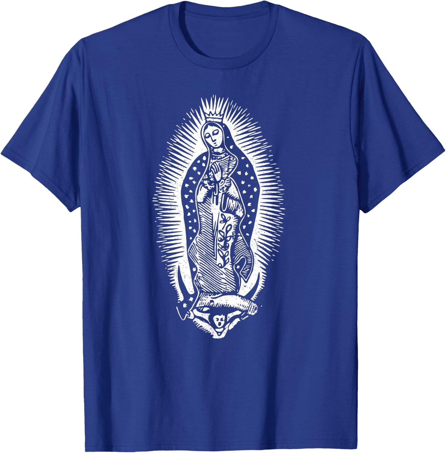 Our Lady of Guadalupe Virgin Mary Mother of Jesus T-Shirt - T-Shirt | Royal