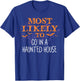 Most Likely To Halloween Go In A Haunted House Matching T-Shirt - T-Shirt | Royal