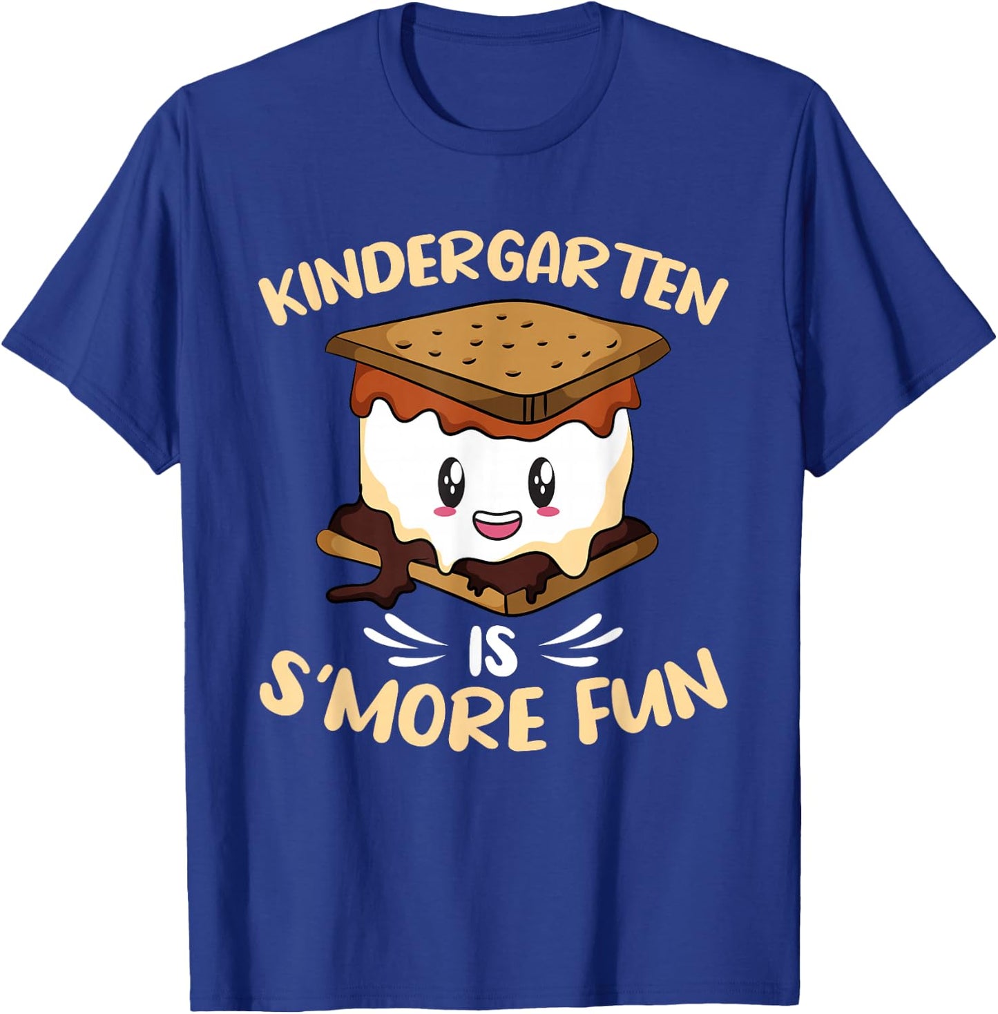 Kindergarten Is S'more Fun Toddler Camping Smores T-Shirt - T-Shirt | Royal