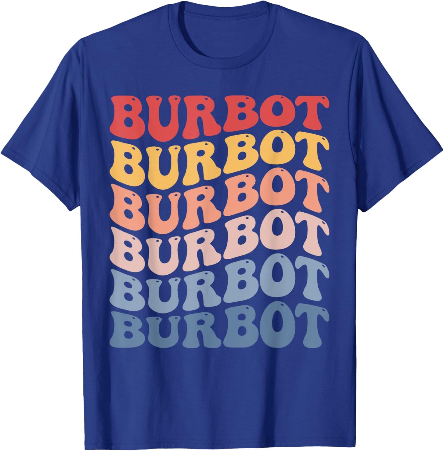 Burbot Groovy Retro Fish T-Shirt - T-Shirt | Royal