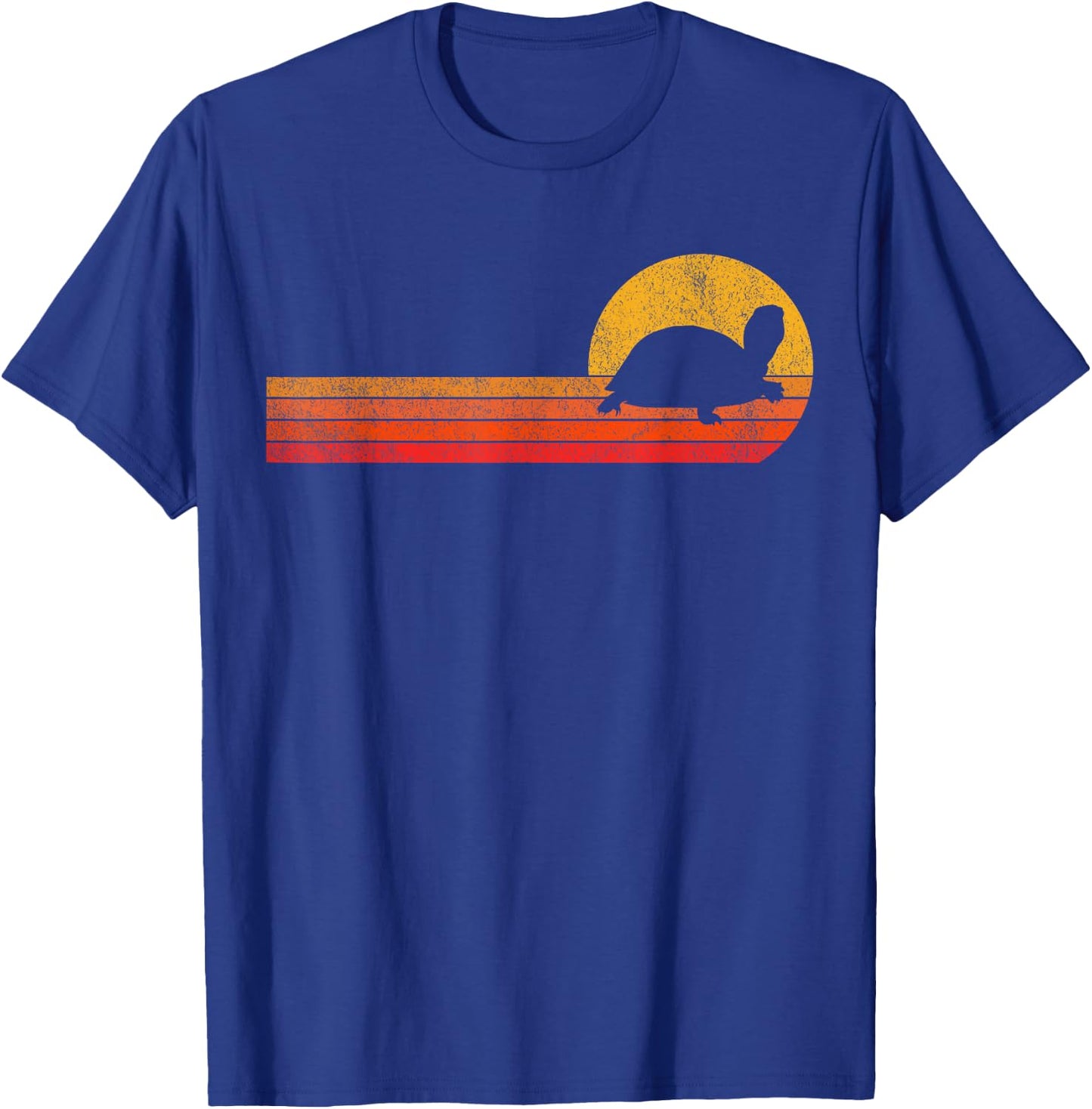 Tortoises Turtle Lover Funny Tortoise Retro T-Shirt - T-Shirt | Royal