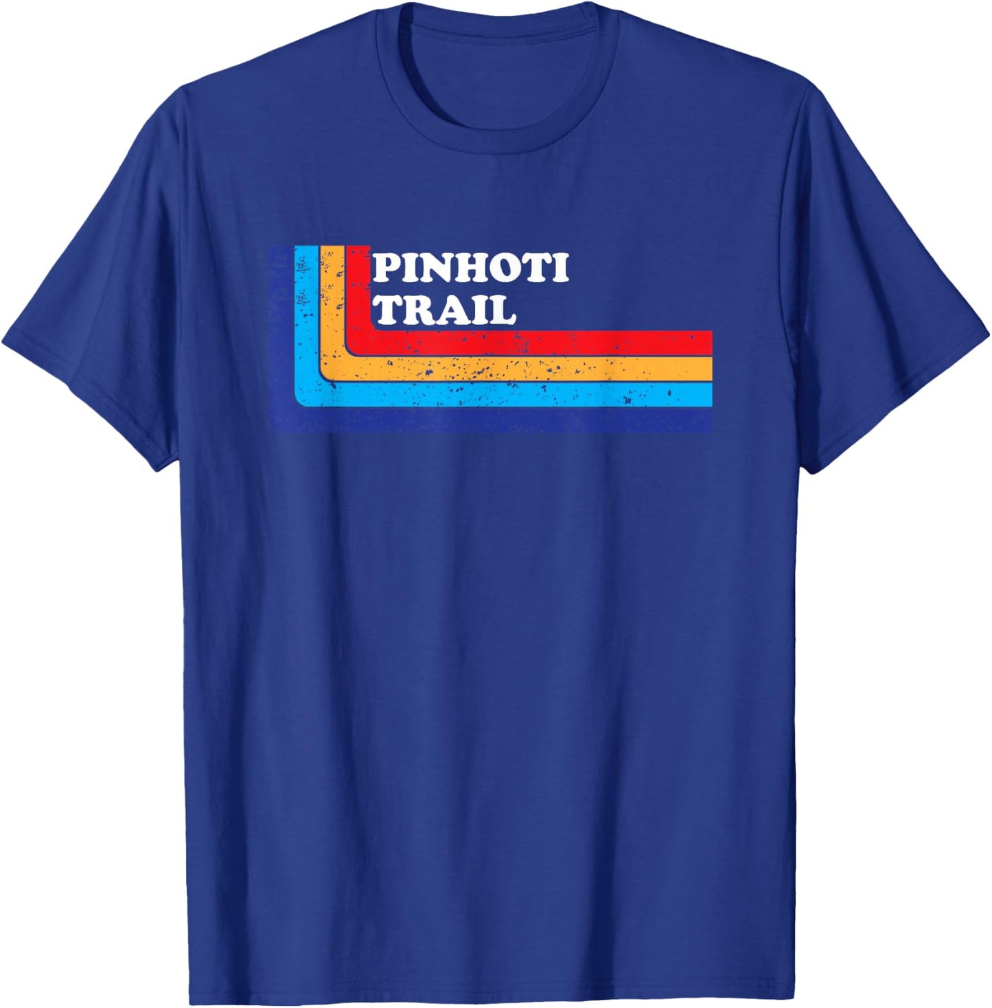 Hiking the Pinhoti Trail Backpacking Rainbow T-Shirt - T-Shirt | Royal