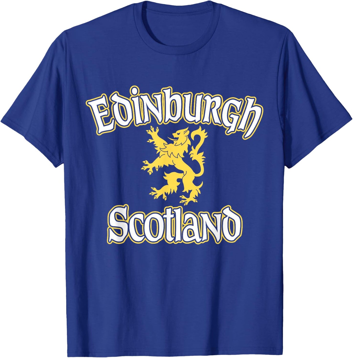 Edinburgh Scotland Rampant Lion T-Shirt - T-Shirt | Royal