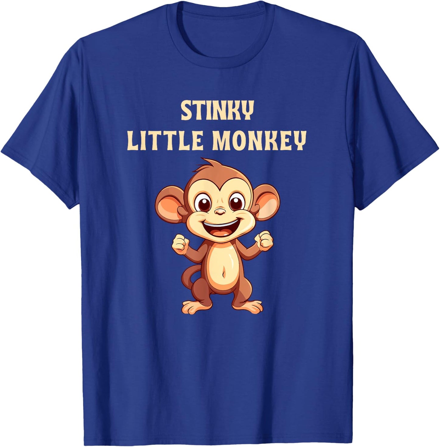 Cute Stinky Little Monkey Fart Nickname for Girlfriend T-Shirt - T-Shirt | Royal