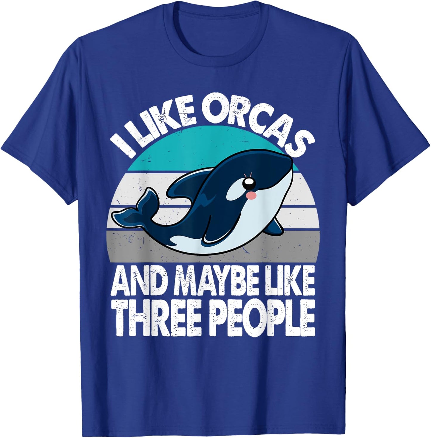 Seaworld Whale orca shirt like orcas and 3 people girl women T-Shirt - T-Shirt | Royal