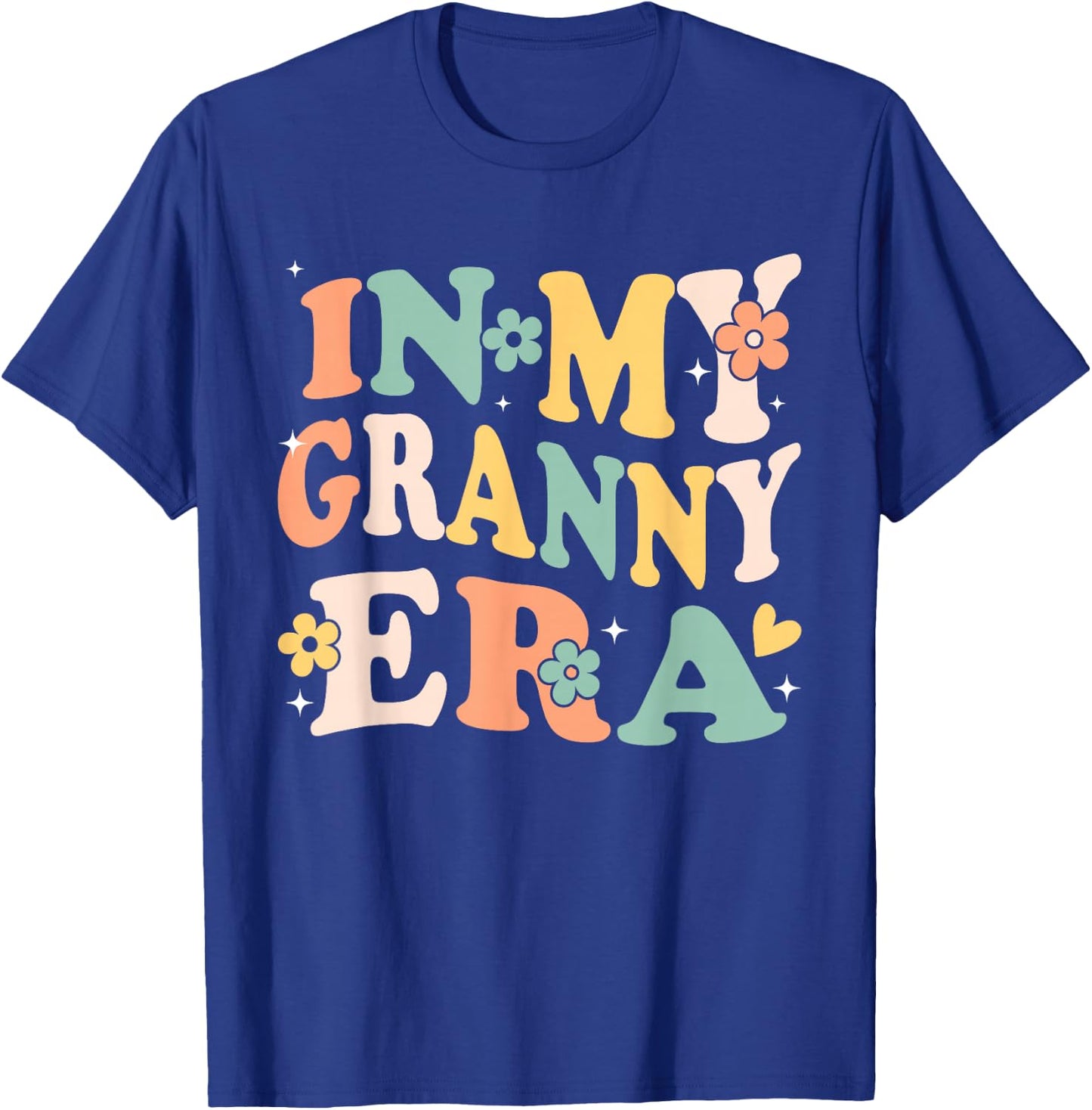 in My Granny Era Funny Sarcastic Groovy Retro Mothers Day T-Shirt - T-Shirt | Royal